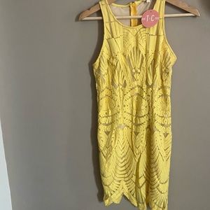 Never worn Vici collection - yellow summer dress